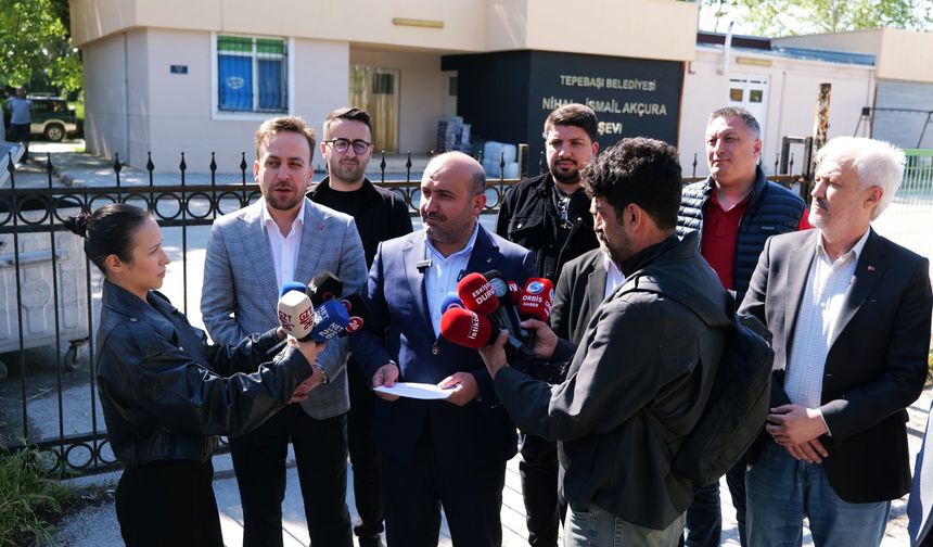 Serhat Tunç: "Tepebaşı halkının vicdanı susmayacak."